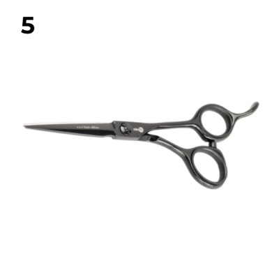 Прямые эргономичные ножницы Black 5‘