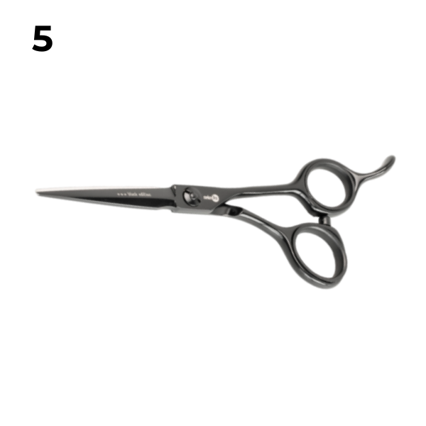 Прямые эргономичные ножницы Black 5‘