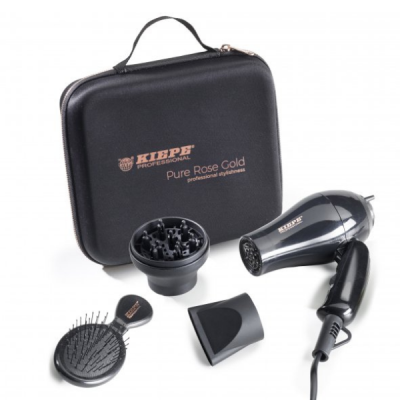 Набор фен складной  + расческа дорожный  Kiepe 8330 Travel Kit Set
