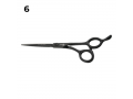 Прямые эргономичные ножницы Black 6‘
