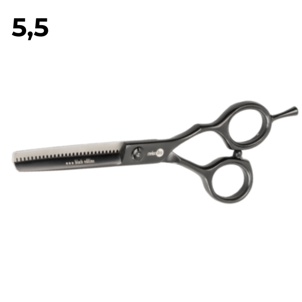 Филировочные эргономичные ножницы Black 5.5‘ 28 зубьев