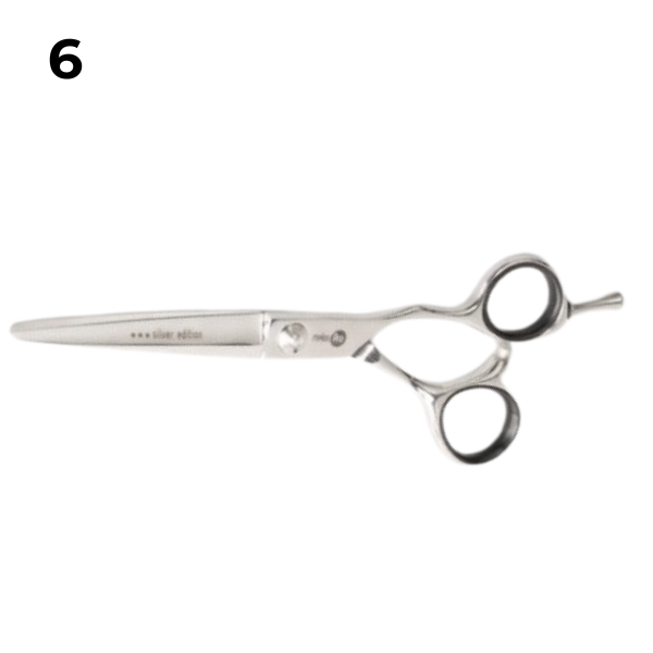 Прямые эргономичные ножницы Silver 6‘