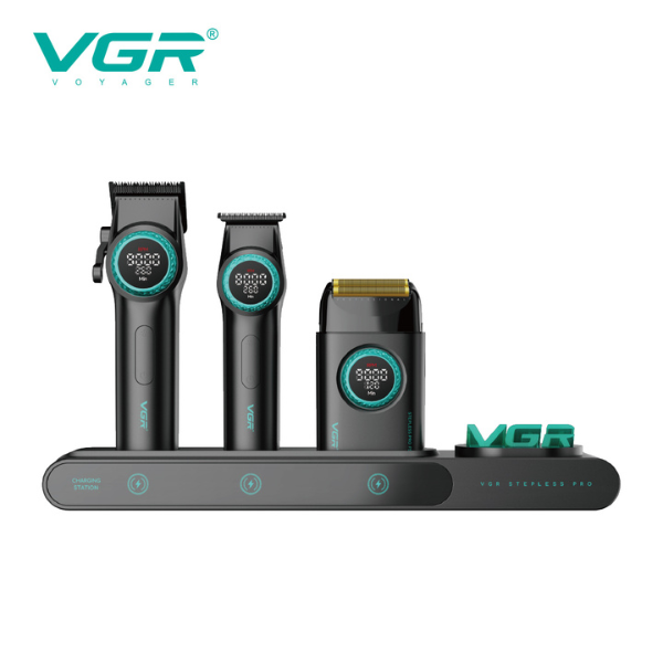 Набор для стрижки машинка, триммер и шейвер  VGR Stepless 3 in 1