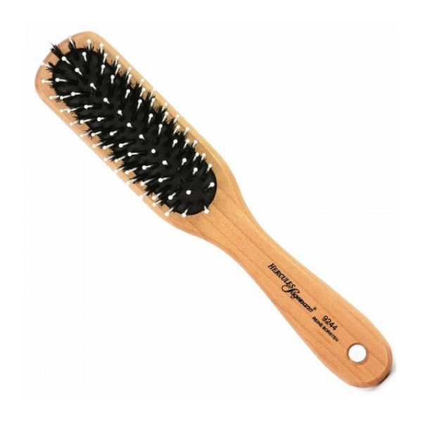 Щетка массажная для волос узкая комбинированная