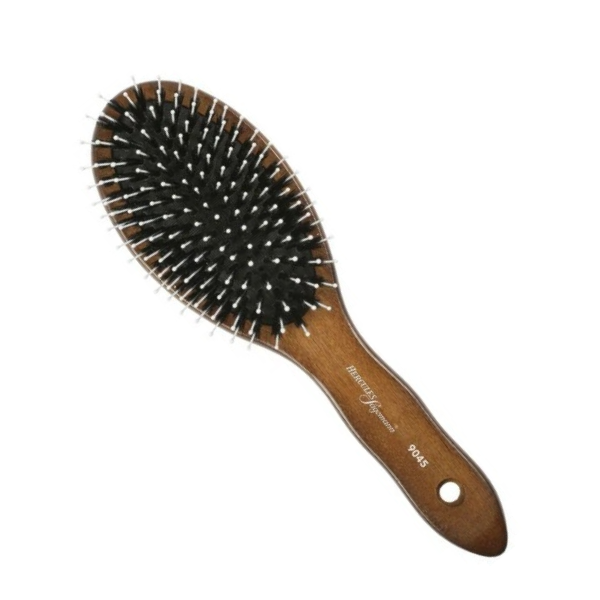 Щетка массажная для волос  овальная комбинированная 